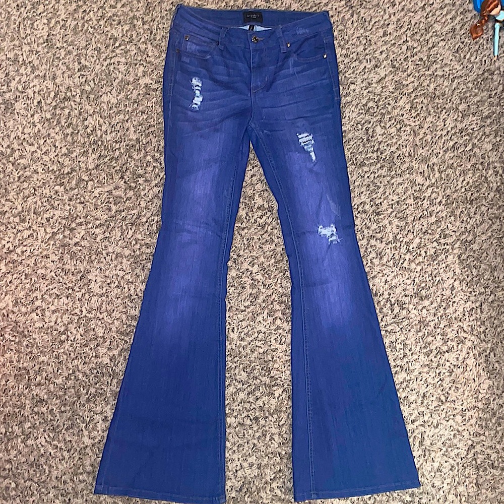 Celebrity Pink flare jeans